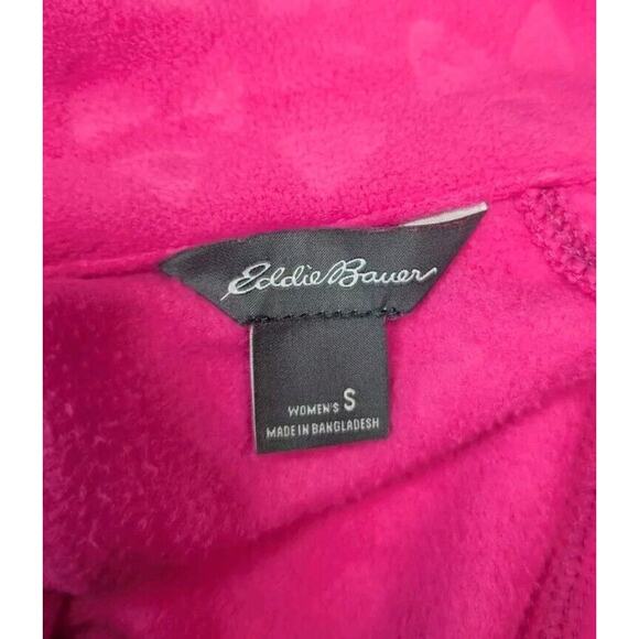 NWT Eddie Bauer Lava Fast Fleece Raglan Sleeve 1/4 Zip Sweatshirt Size S - Picture 6 of 7